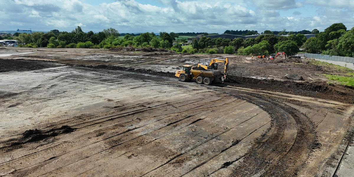 Carbana Car Wash construction site